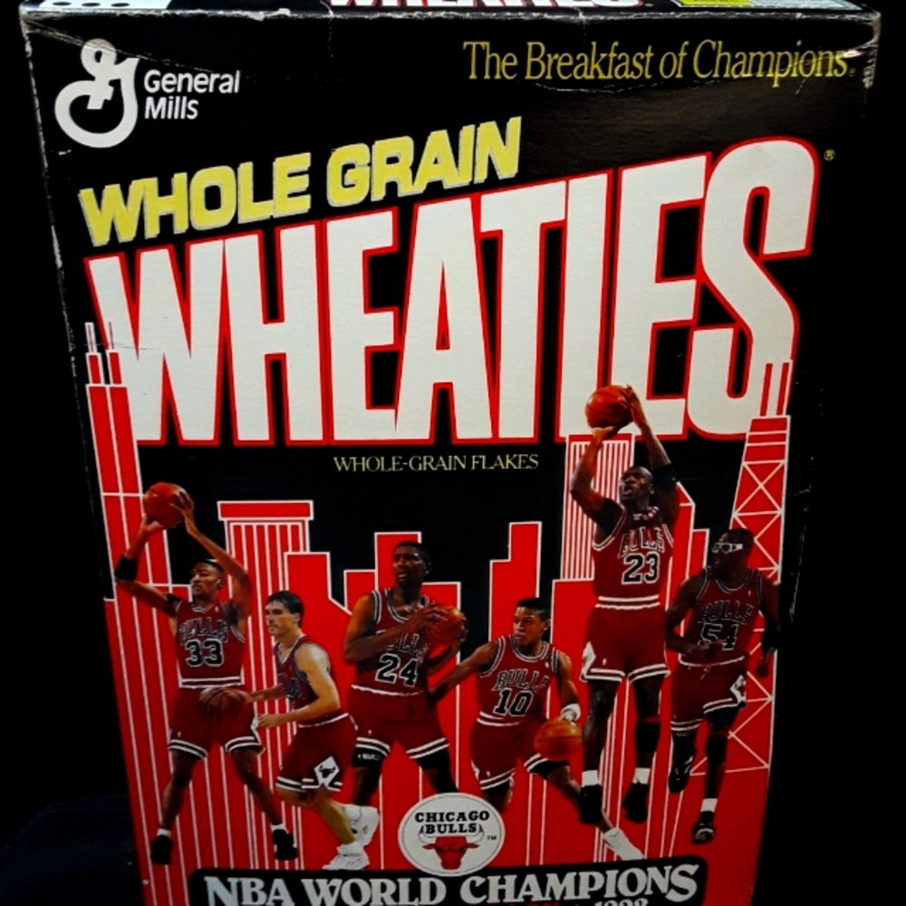 NBA Chicago Bulls 1991-1992 Wheaties Box